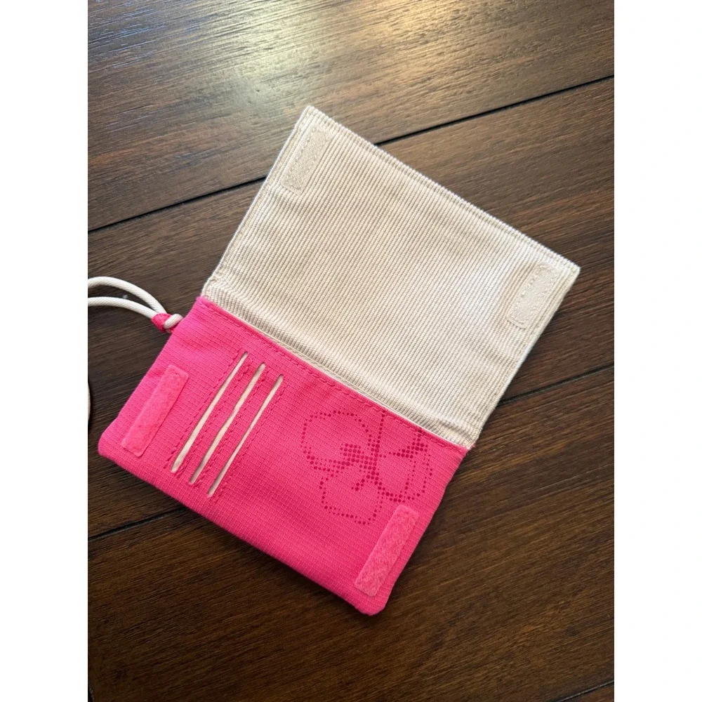 Golla Generation Mobile Pink Floral Tri-Fold Wallet with Wristlet Strap